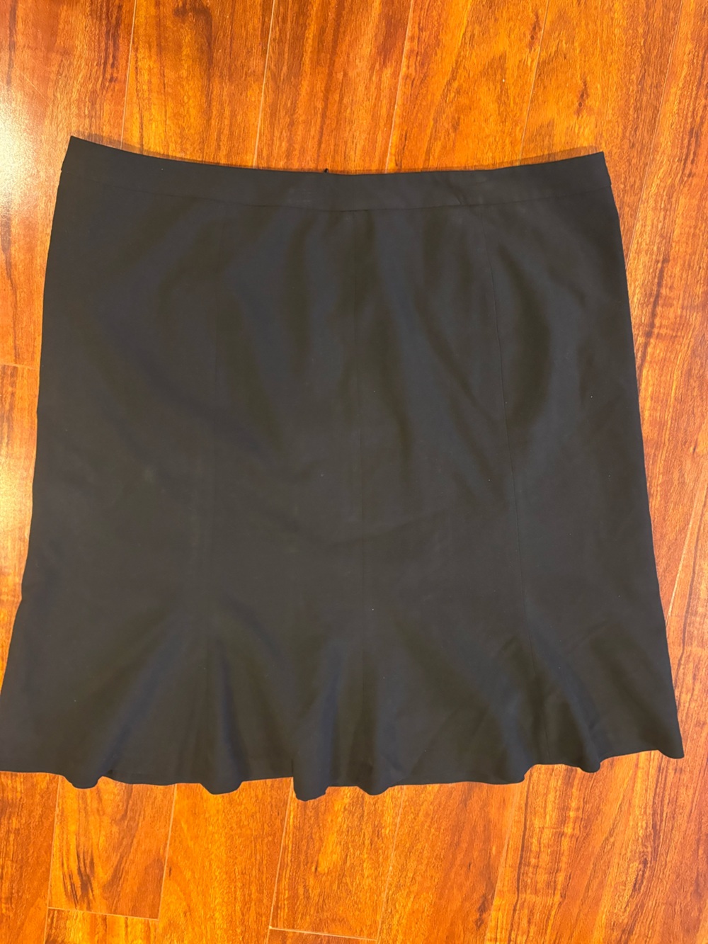 Apostrophe Black Pencil Skirt with Slight Flare